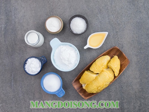 Cách làm bánh mochi nhật không cần lò nướng nhân sầu riêng thơm lừng 1