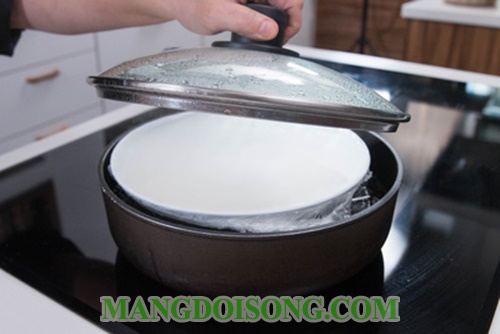 Cách làm bánh mochi nhật không cần lò nướng nhân sầu riêng thơm lừng 5