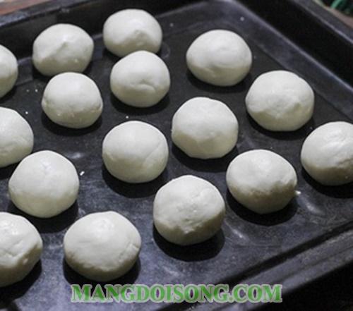 Cách làm bánh rán ngọt Hà Nội đơn giản nhất với nhân đậu xanh lúc lắc vỏ bao vừng 10