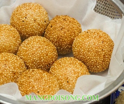 Cách làm bánh rán ngọt Hà Nội đơn giản nhất với nhân đậu xanh lúc lắc vỏ bao vừng 14