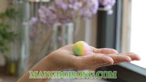 Cách làm bánh trung thu dẻo lạnh chay tại nhà với nhiều màu sắc hấp dẫn như cầu vồng bắt mắt 6