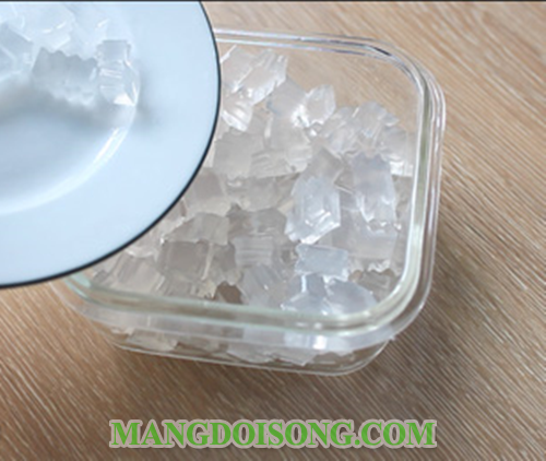 Cách làm bingsu rau câu trái dừa ngon mát cho ngày nóng trời 4