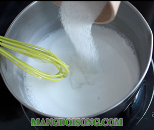 Cách làm bingsu rau câu trái dừa ngon mát cho ngày nóng trời 5
