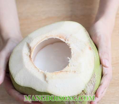 Cách làm bingsu rau câu trái dừa ngon mát cho ngày nóng trời 6