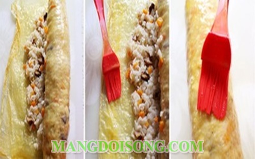 Cách làm cơm cuộn trứng chiên hàn quốc ngon đơn giản tại nhà cho tháng Vu Lan báo hiếu 4