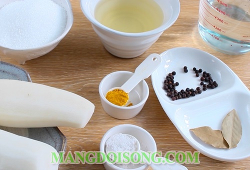 Cách làm củ cải muối vàng hàn quốc thơm ngon giòn đẹp mắt cho ngày tết 1