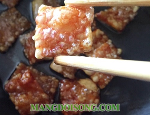 Cách làm da heo chiên giòn tẩm muối ớt không cần phơi nắng 6