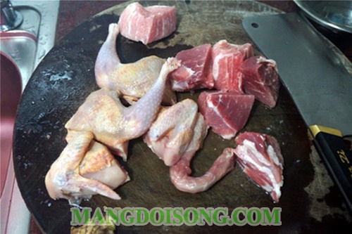 Cách làm gà hầm thuốc bắc ngon cho bà bầu bà đẻ đơn giản tại nhà 1