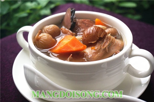 Cách làm gà hầm thuốc bắc ngon cho bà bầu bà đẻ đơn giản tại nhà 8