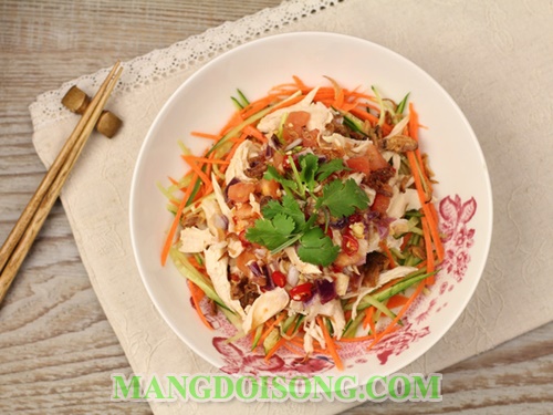 Cách làm gỏi gà ngon xé phay thập cẩm hấp dẫn cho ngày cuối tuần 8