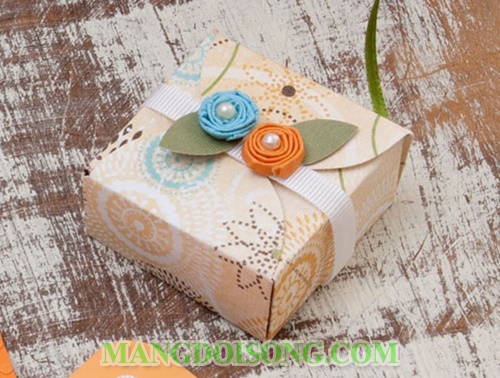Cách làm hộp quà bằng giấy đơn giản xinh xắn tặng sinh nhật giáng sinh valentine 8