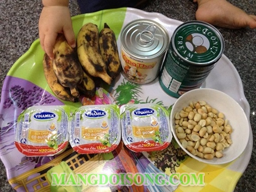 Cách làm kem chuối đậu phộng nước cốt dừa ngon mát thơm lừng giải nhiệt ngày hè 1