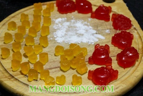 Cách làm kẹo dẻo trái cây cho bé từ lá gelatine thơm ngon hấp dẫn ngày tết 11