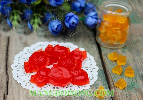 Cách làm kẹo dẻo trái cây cho bé từ lá gelatine thơm ngon hấp dẫn ngày tết 12