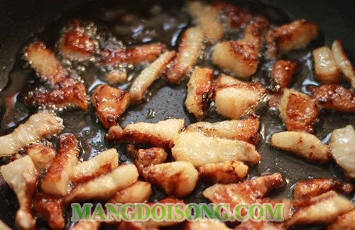 Cách làm kho quẹt ngon chấm rau luộc với thịt ba rọi tôm khô như trong nhà hàng 4