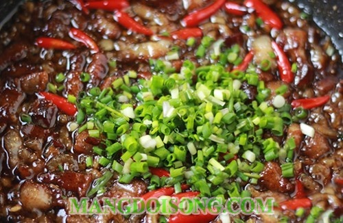 Cách làm kho quẹt ngon chấm rau luộc với thịt ba rọi tôm khô như trong nhà hàng 8