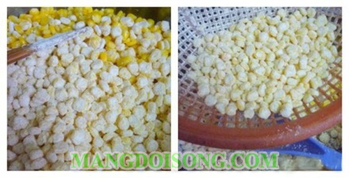 Cách làm ngô chiên giòn xù bằng bơ thơm ngon bắt mắt 5