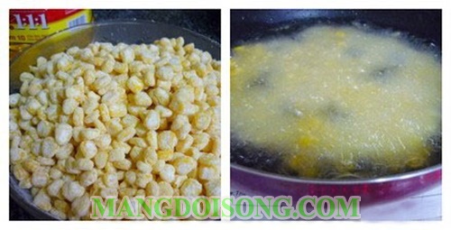 Cách làm ngô chiên giòn xù bằng bơ thơm ngon bắt mắt 6
