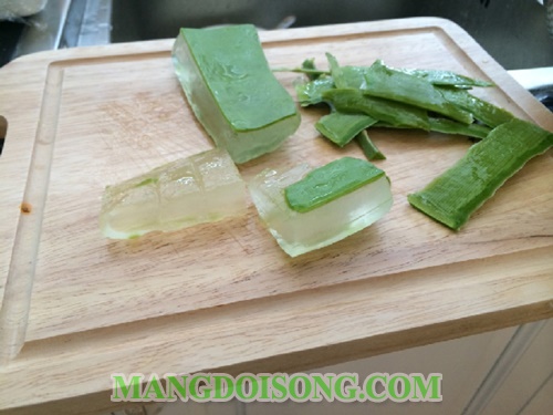 Cách làm nước nha đam tại nhà ngon không đắng giúp đẹp da dáng chuẩn 2