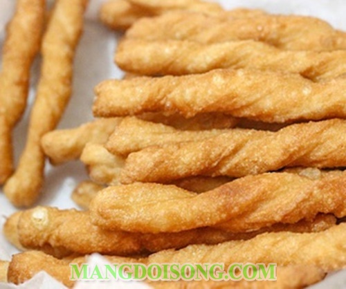 Cách làm quẩy nóng ngọt chiên giòn xoắn hình dây thừng 10