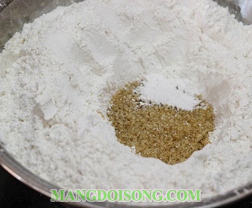 Cách làm quẩy nóng ngọt chiên giòn xoắn hình dây thừng 3
