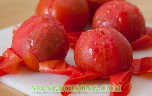 Cách làm sinh tố cà chua ngon mát cho bà bầu cho bé 2