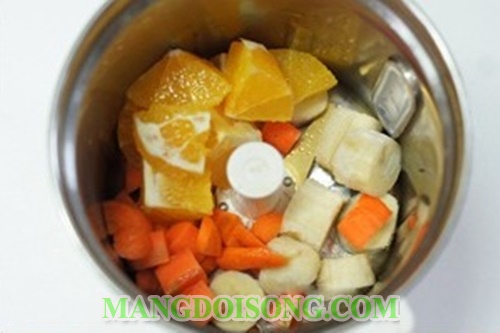 Cách làm sinh tố cam cà rốt ngon đơn giản tại nhà giúp sáng da đẹp tóc 3