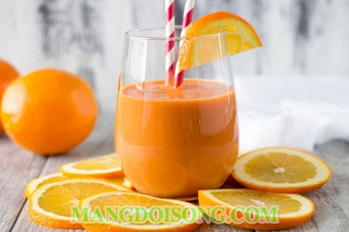 Cách làm sinh tố cam tươi sữa ngon cho da sáng dáng chuẩn mắt tinh anh 6