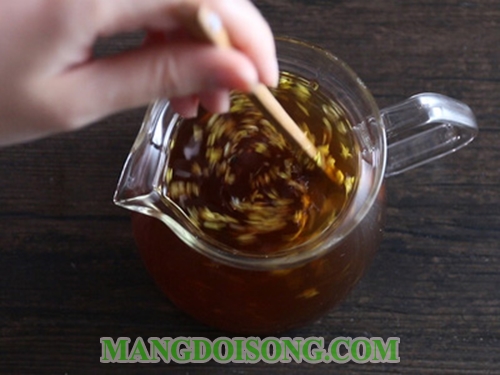 Cách làm thạch rau câu trà hoa cúc thơm ngon mát gan giải độc thanh lọc cơ thể không lo bị nóng 4