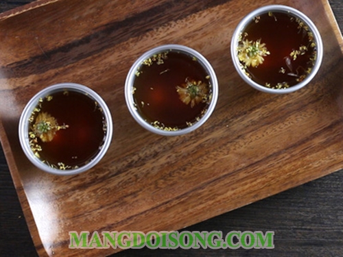Cách làm thạch rau câu trà hoa cúc thơm ngon mát gan giải độc thanh lọc cơ thể không lo bị nóng 6