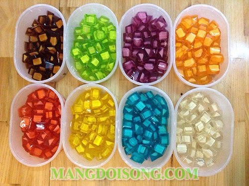 Cách làm trân châu hạt lựu từ bột năng ngon đơn giản tại nhà để pha trà sữa hay nấu chè 8