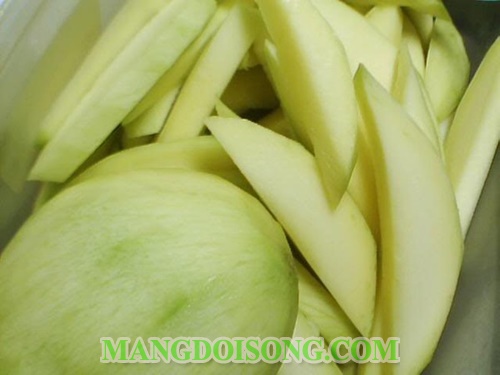 Cách làm xoài dầm mắm đường ớt ngon để được lâu ai cũng thích 3
