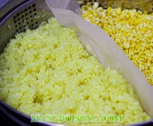 Cách làm xôi xéo ngon theo công thức truyền thống của người Hà Nội 11