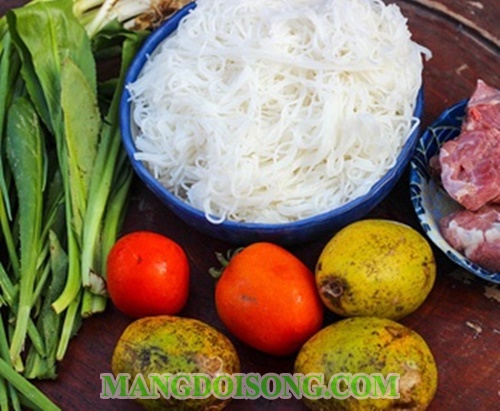 Cách nấu bún sườn chua ngọt đặc sản Cần Thơ từ trái cóc chín dùng để ăn hay để bán 1