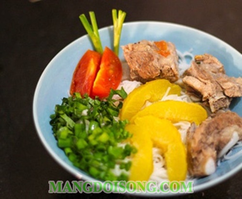 Cách nấu bún sườn chua ngọt đặc sản Cần Thơ từ trái cóc chín dùng để ăn hay để bán 9