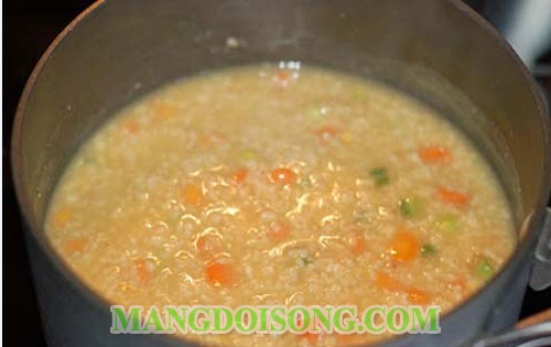 Cách nấu cháo cá chép cho bà bầu cho bé ăn dặm ngon mát không bị tanh 7