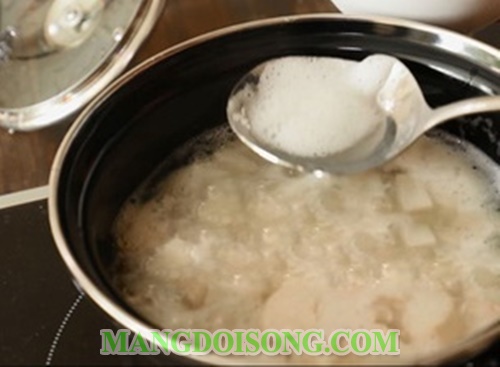Cách nấu chè sắn nóng dừa nạo thơm ngon hấp dẫn ngày đông 6