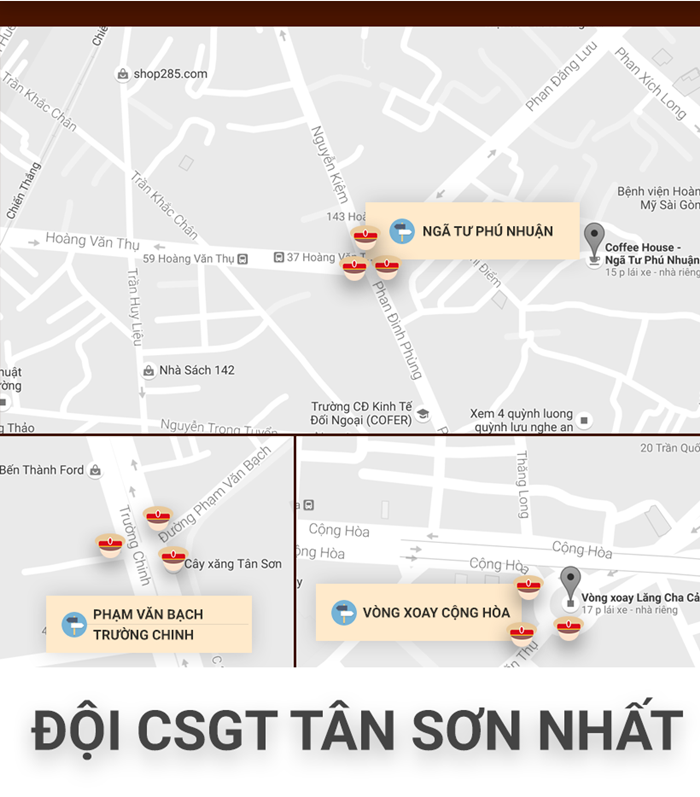 Địa điểm chốt CSGT đo nồng độ cồn thường trực tại Tp.HCM từ 16/8/2016 13
