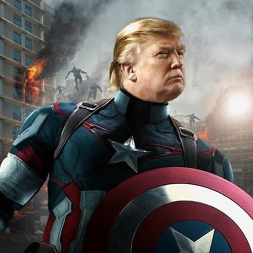 Hình chế Donald Trump tân tổng thống mỹ đang sốt trên các trang mạng xã hội 1