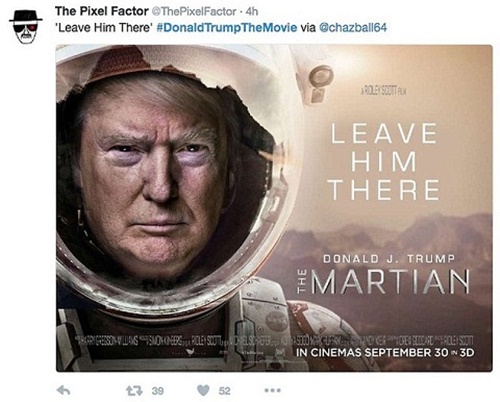 Hình chế Donald Trump tân tổng thống mỹ đang sốt trên các trang mạng xã hội 14