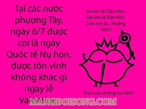 Ngày quốc tế hôn nhau 6/7/2016 - Happy international kissing day 2016 1
