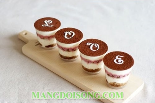 Cách làm bánh tiramisu socola không cần lò nướng tại nhà tặng người yêu ngày valentine 8