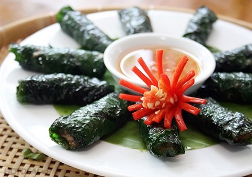 Cách làm bò cuộn lá lốt 4