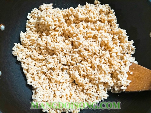 Cách làm bỏng gạo tại nhà ngon như mua trong siêu thị cực kì đơn giản 3