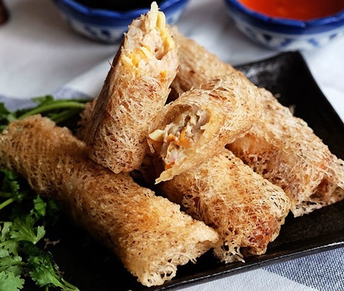 Cách làm chả giò rế tôm thịt giòn ngon hấp dẫn như nhà hàng 6
