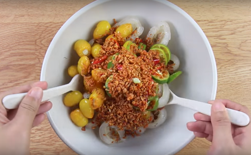 Cách làm chôm chôm xóc muối tắc 4