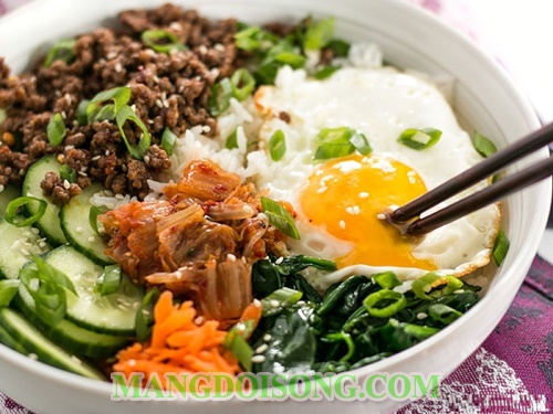 Cách làm cơm trộn hàn quốc ngon đơn giản tại nhà 6