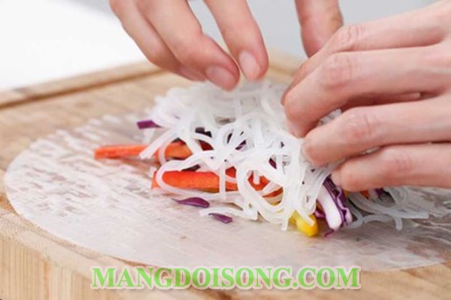 Cách làm gỏi cuốn chay ngon đẹp da dáng chuẩn đơn giản tại nhà 3