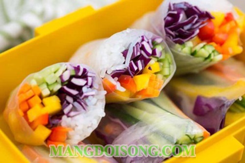 Cách làm gỏi cuốn chay ngon đẹp da dáng chuẩn đơn giản tại nhà 4