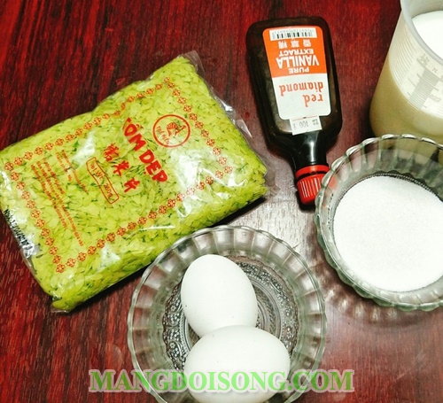 Cách làm kem cốm ngon 1